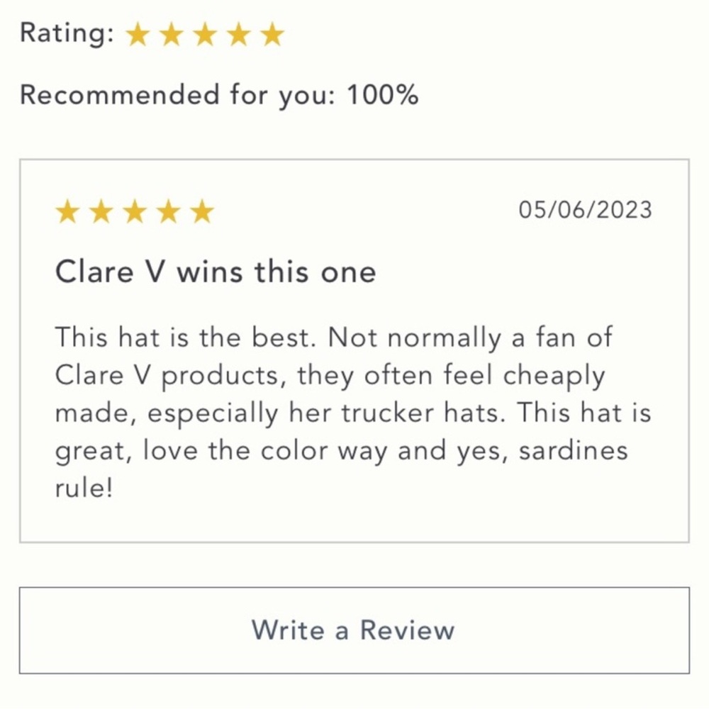 💜Updated!💜 Clare V. Liberes le sardines Lavender Baseball Hat - Picture 4 of 11